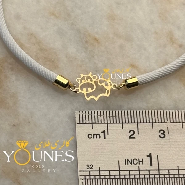 دستبند گاو طلا لیزری